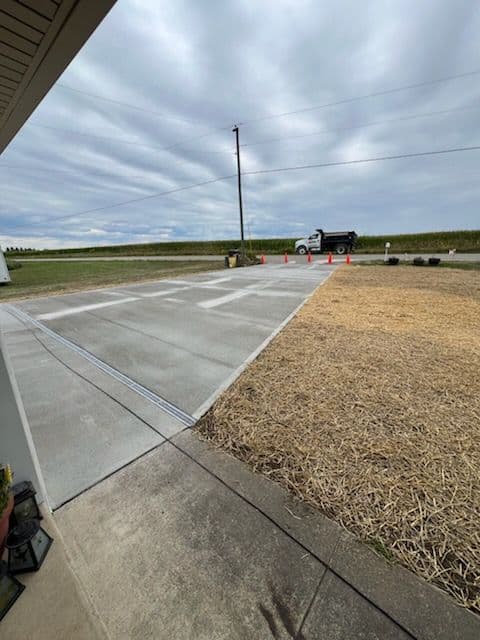 Gallery photos for Stunning Concrete Driveway Installation in Ohio: Image #1