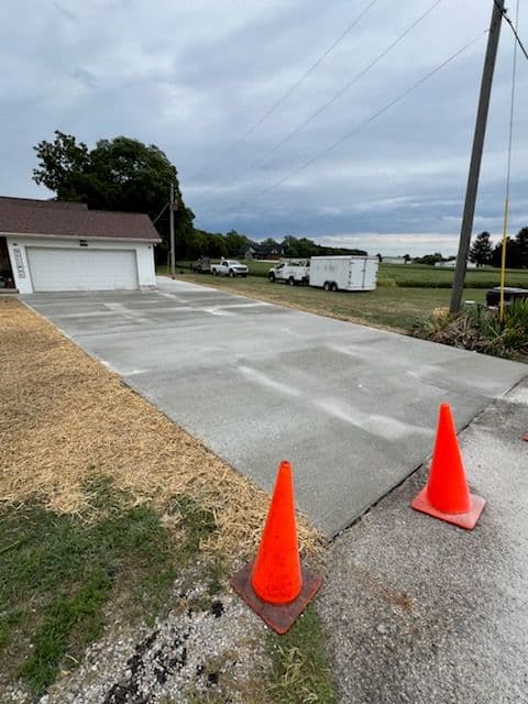 Gallery photos for Stunning Concrete Driveway Installation in Ohio: Image #2