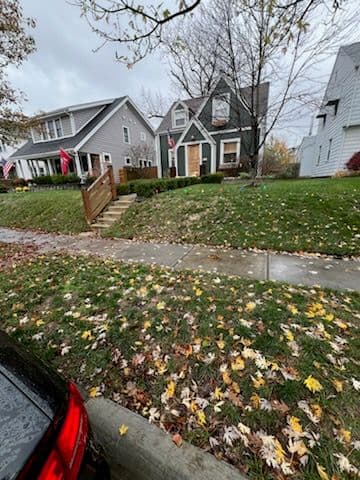 Water Line Replacement in Residential Yard