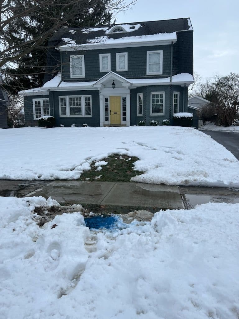 Waterline Replacement in Winter Conditions