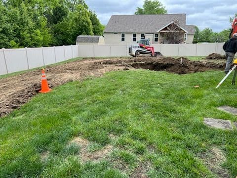 Gallery photos for Grove City Backyard Transformed with In-Ground Pool: Image #1